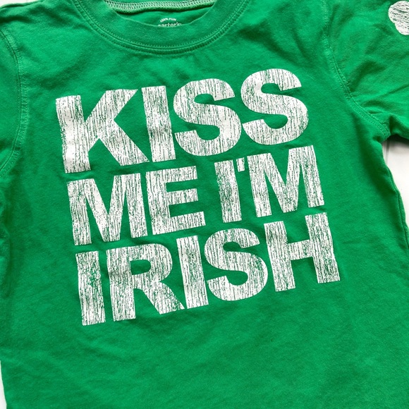 •Carter’s• St Patty’s Kiss Me Irish tee - Picture 2 of 5